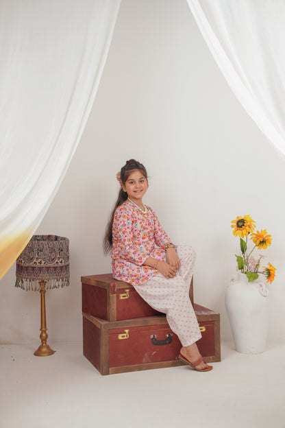 Daisica | HL Lawn Suit 2 Pieces Stitched | Kids