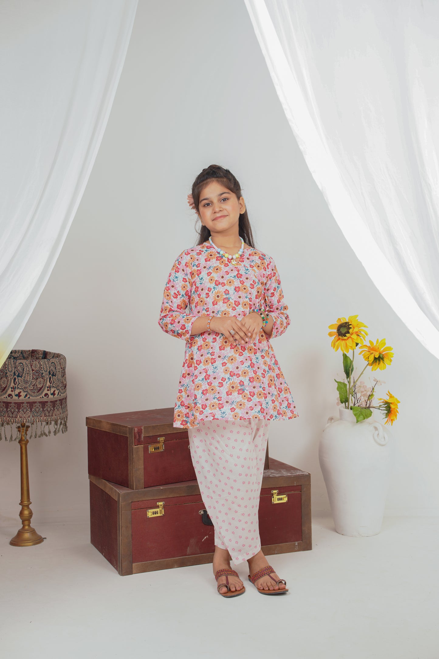 Daisica | HL Lawn Suit 2 Pieces Stitched | Kids