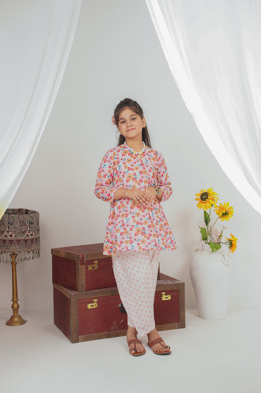 Daisica | HL Lawn Suit 2 Pieces Stitched | Kids