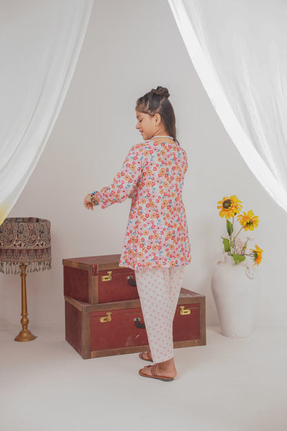 Daisica | HL Lawn Suit 2 Pieces Stitched | Kids