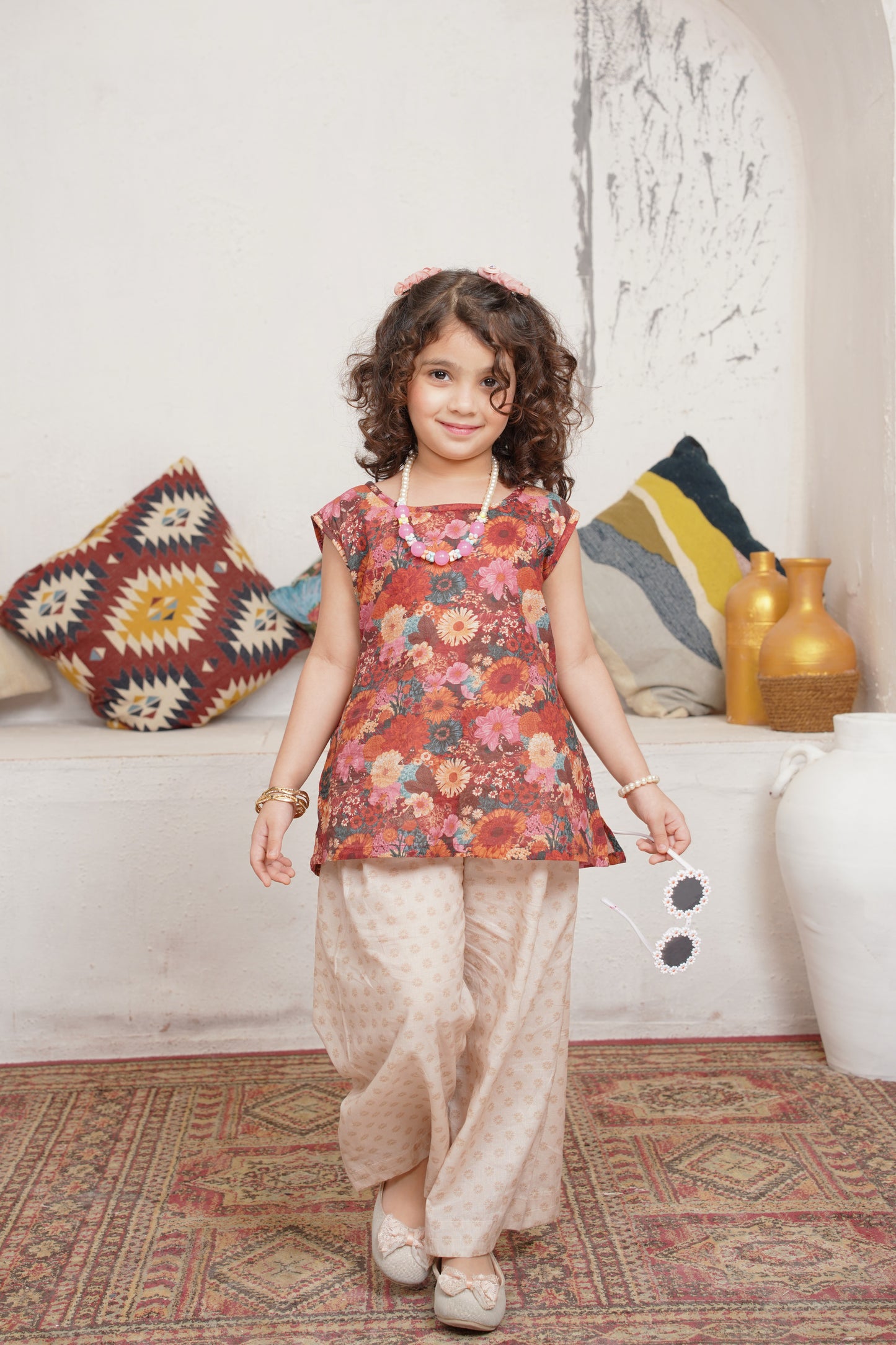 Noorzaar | HL Lawn Suit 2 Pieces Stitched | Kids