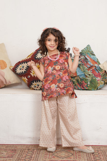 Noorzaar | HL Lawn Suit 2 Pieces Stitched | Kids