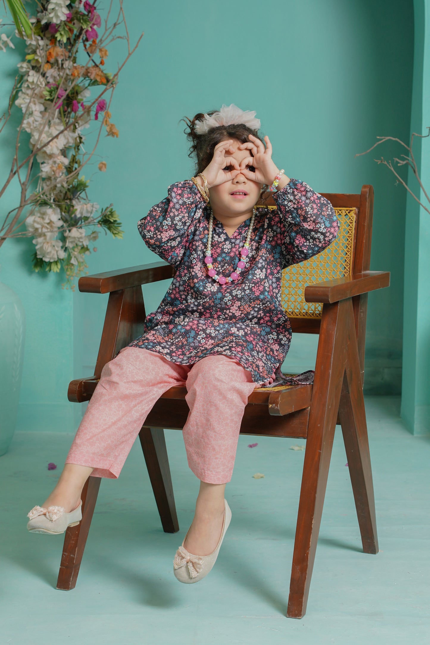 Gloom Bloom | HL Lawn Suit 2 Pieces Stitched | Kids
