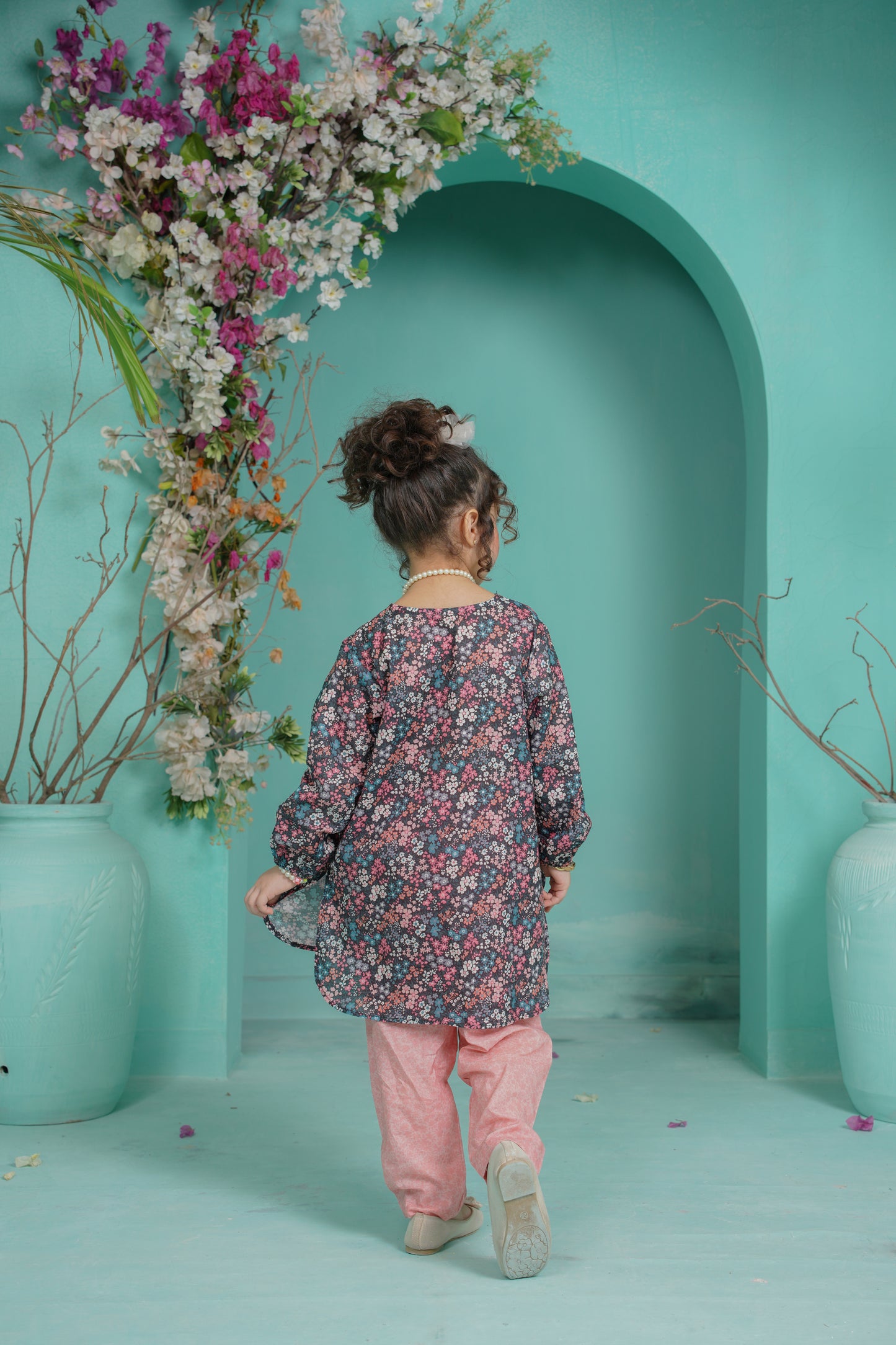 Gloom Bloom | HL Lawn Suit 2 Pieces Stitched | Kids