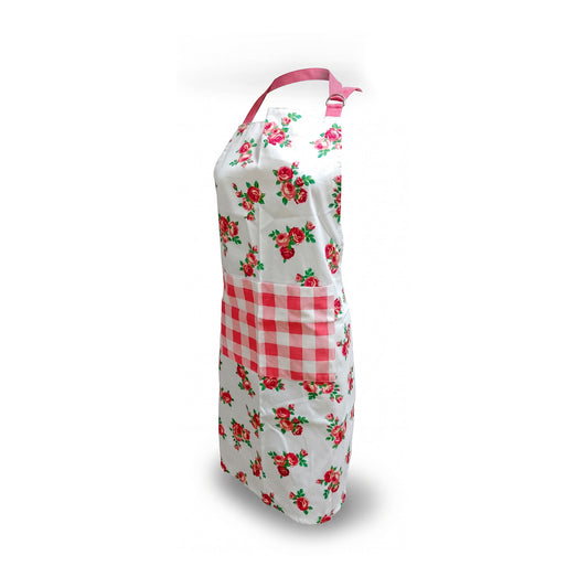 Kitchen Apron – Red | 33 x 28 Inches | 100% Cotton