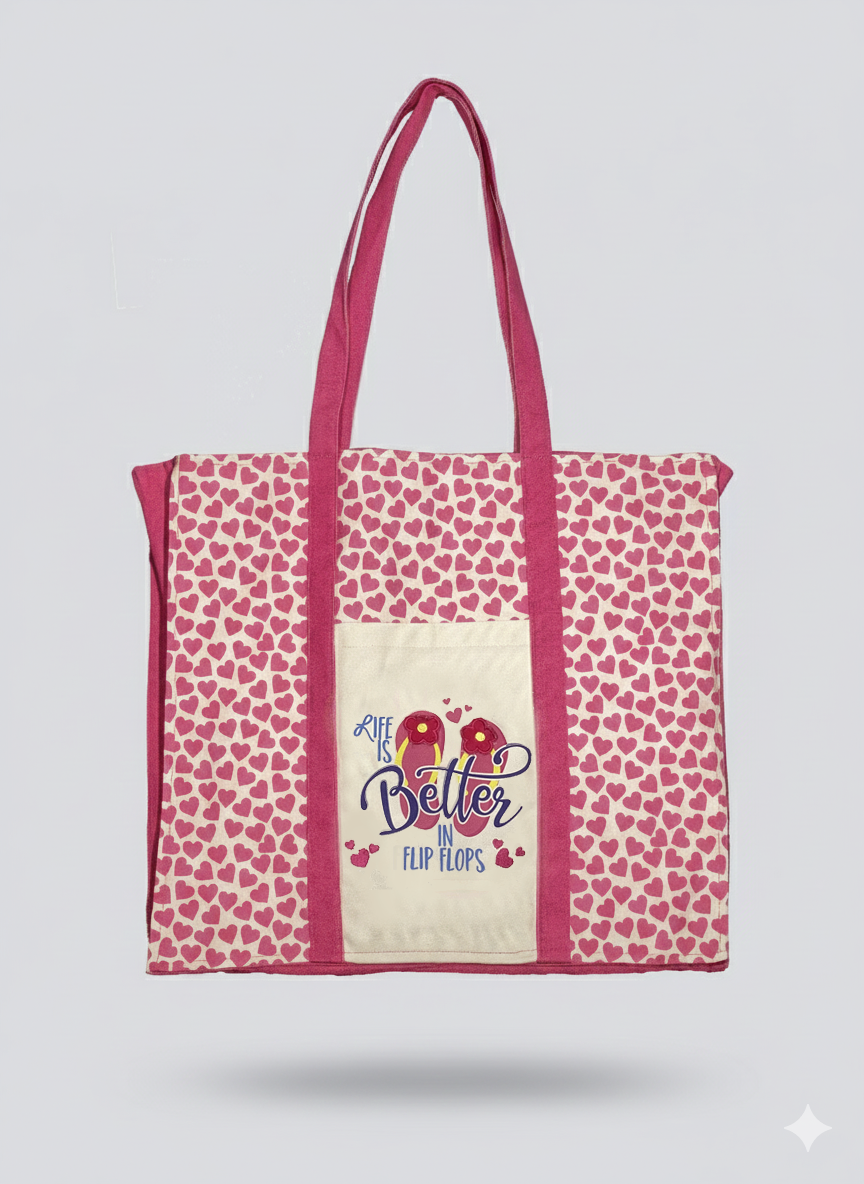 HL - Beach Tote Bag - HLTBD09