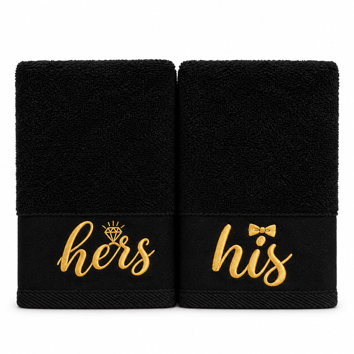 Black – HL Luxury Bride & Groom Spa Set | 9 Pieces