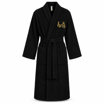 Black – HL Luxury Bride & Groom Spa Set | 9 Pieces