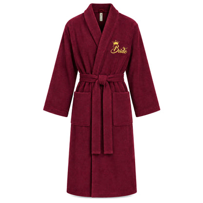 Burgundy – HL Luxury Bride & Groom Spa Set | 9 Pieces