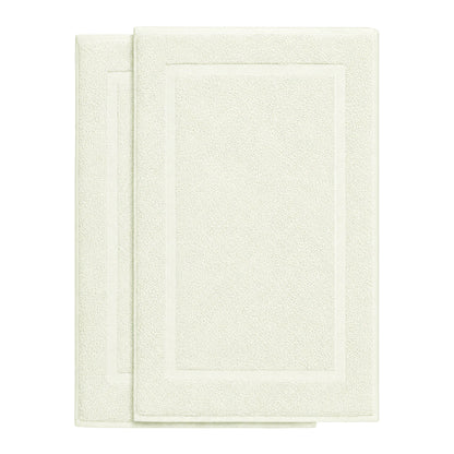 Black Bath Mat Towel – Pack of 2 | 30×20 Inch | 800 GSM