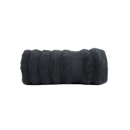 Charcoal | HL Zero Twist Hand Towel – 600 GSM | Premium Cotton (50×100 cm)