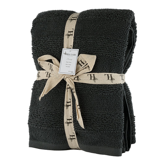 HL Park Lane Bath Towel – 550 GSM | Charcoal | Premium Cotton (70×140 cm)