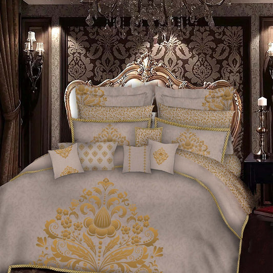 "Claire" Embroidered – 14-Piece Bridal Bedding Set