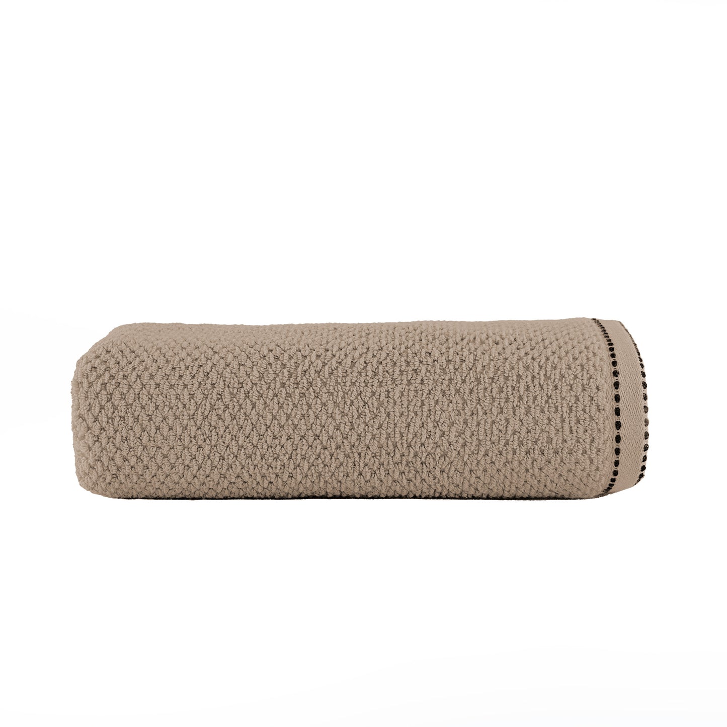 Taupe | HL Oxford Hand Towel – 600 GSM | Popcorn Texture Premium Cotton (50×100 cm)