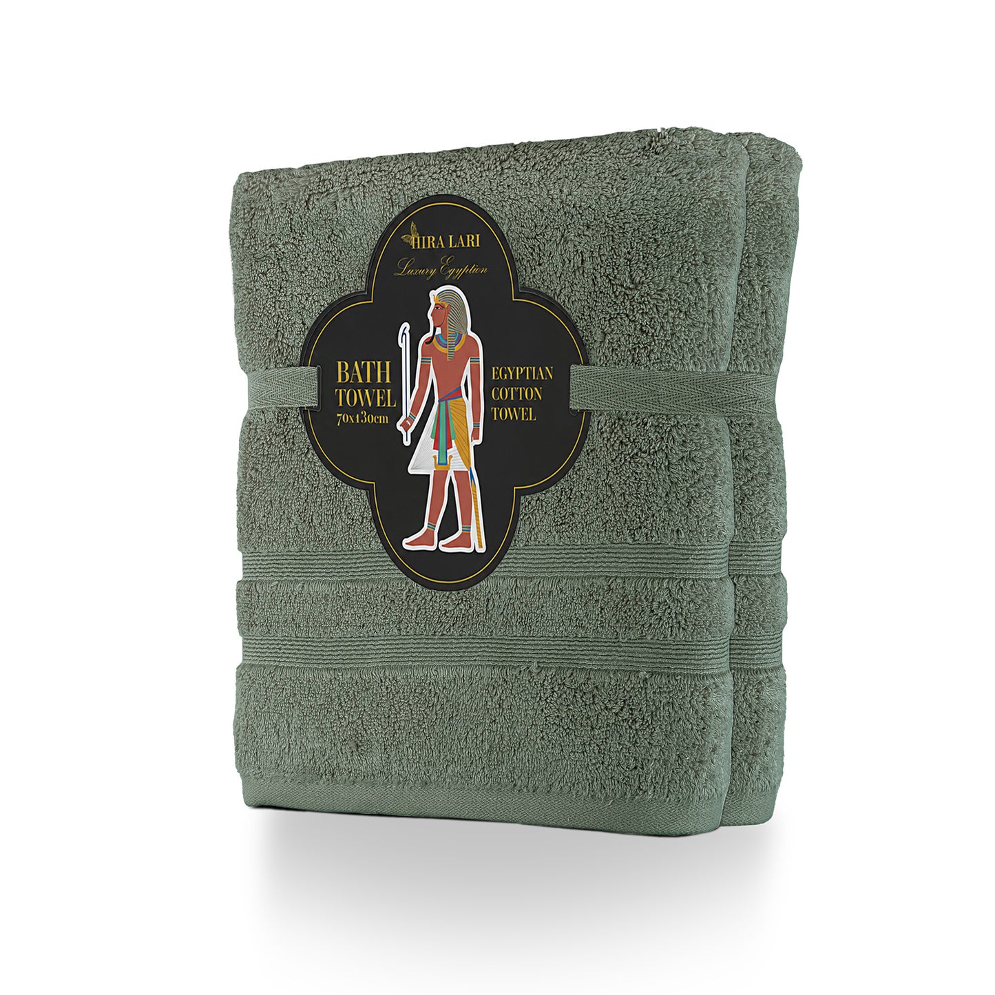 Charcoal Zero Twist Egyptian Bath Towel Pack of 2 – 600 GSM | 70×130 cm