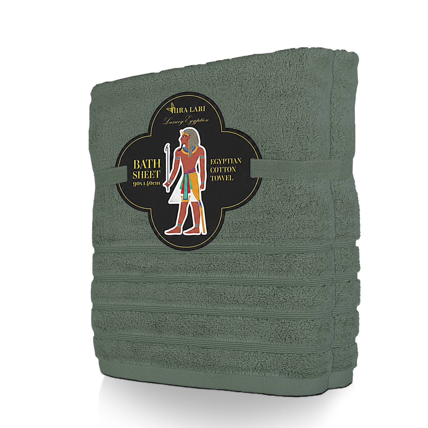 Charcoal Zero Twist Egyptian Bath Sheet Pack of 2 – 600 GSM | 90×140 cm