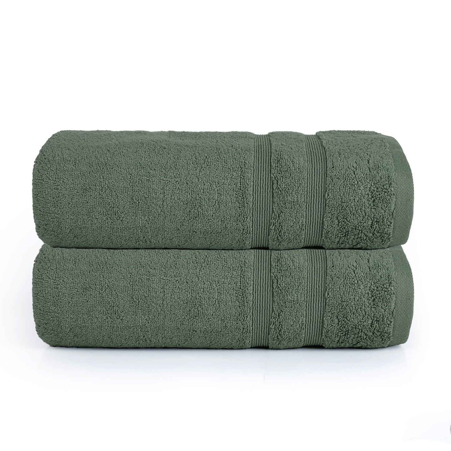 Charcoal Zero Twist Egyptian Bath Towel Pack of 2 – 600 GSM | 70×130 cm