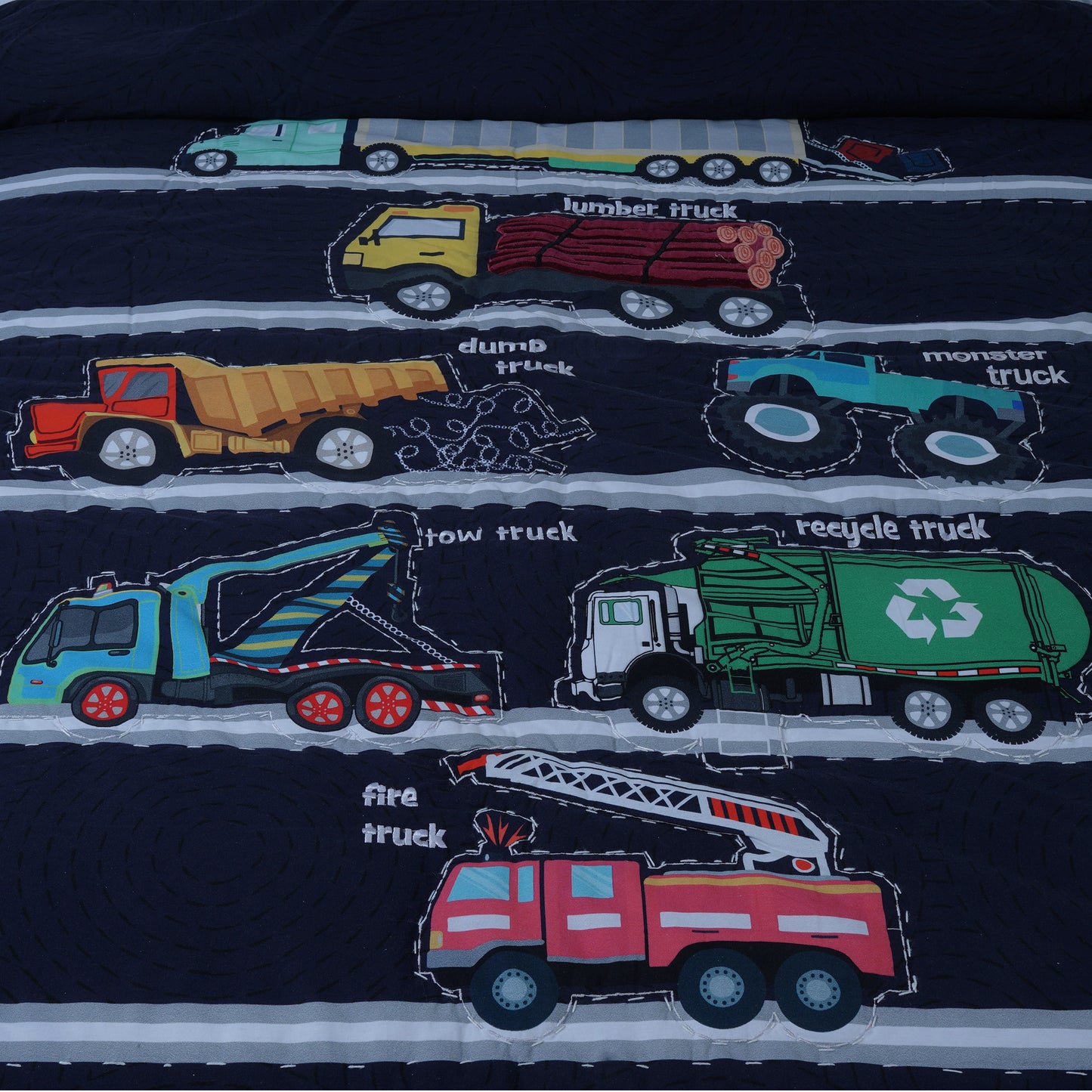 Truck Dreams – Kids Comforter Set | Innovative Comfort Series