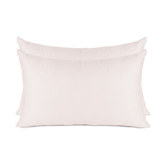 Biscuit Luxury Hotel Collection Pillow Cover Set – 2 Pieces – 20" x 30" – 100% Cotton Sateen TC-200