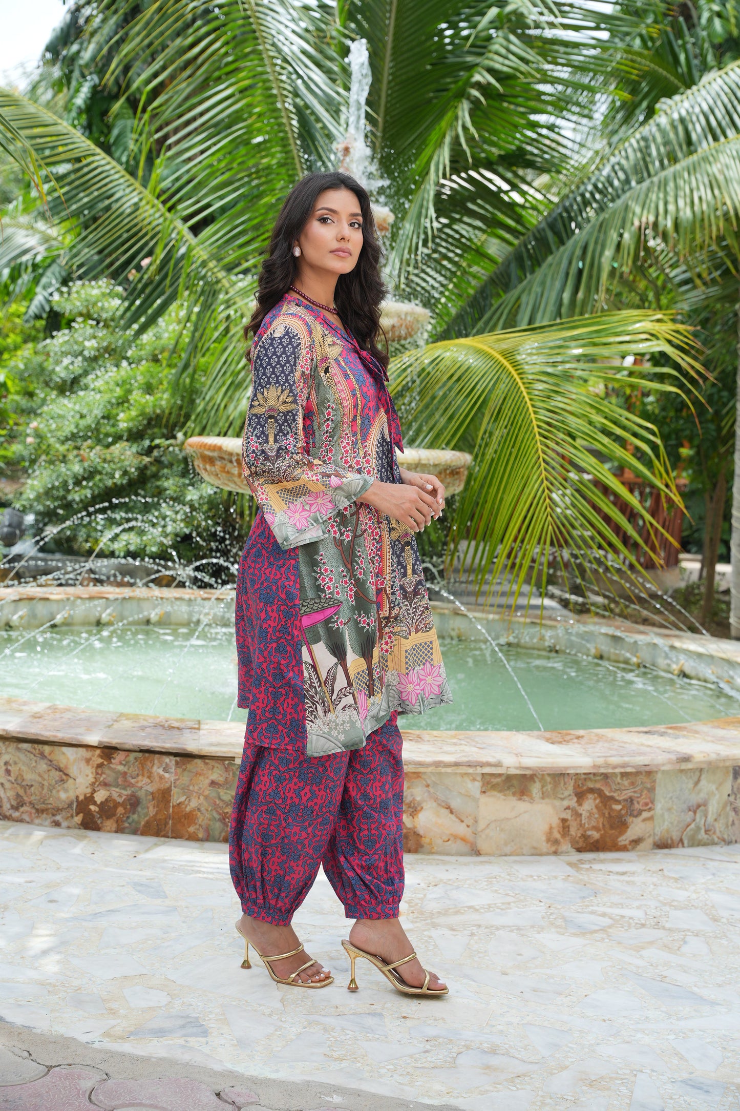 HL – Mughal-e-Bahaar | 2 Piece Stitched Lawn Suit – Summer 2026