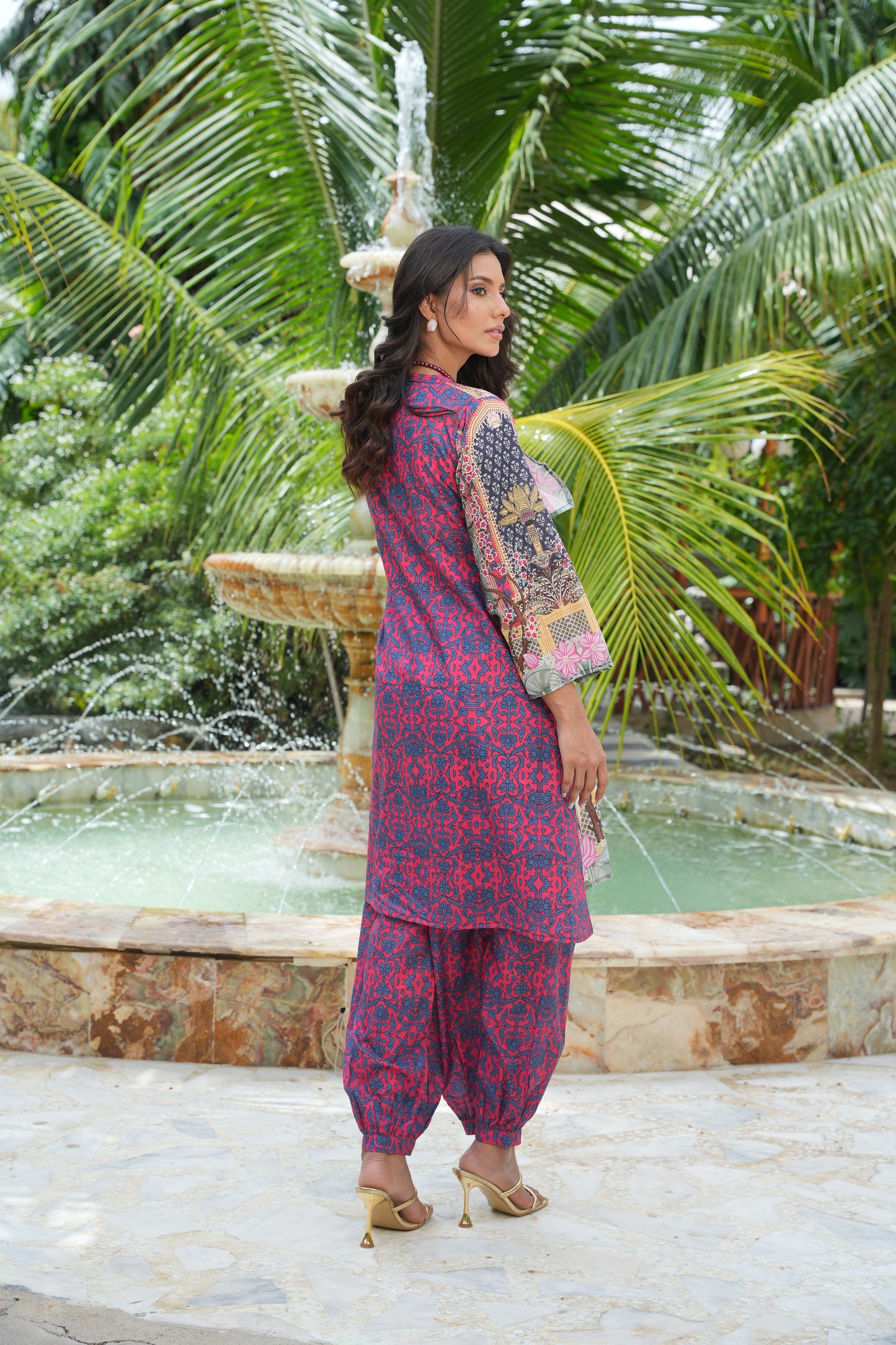 HL – Mughal-e-Bahaar | 2 Piece Stitched Lawn Suit – Summer 2026