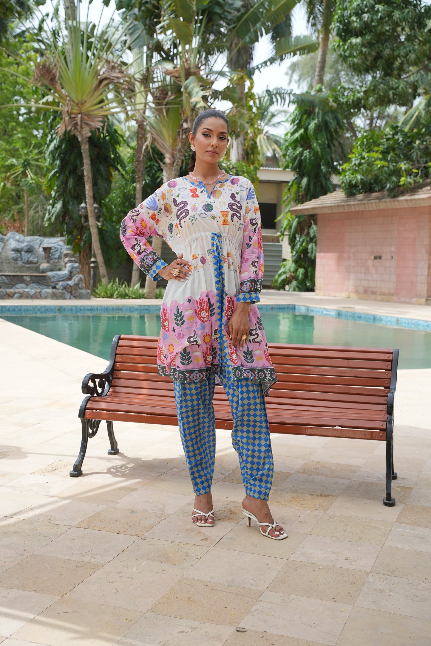 HL – Razon Ka Canvas | 2 Piece Stitched Lawn Suit  | Summer 2026