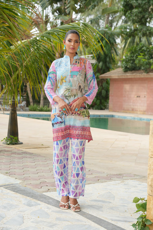 Rang Bhoomi – 2 Piece Unstitched Lawn Suit | Hira Lari Lawn 2025 Collection