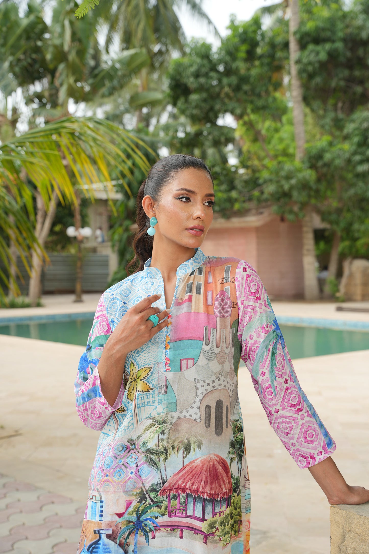 Rang Bhoomi – 2 Piece Unstitched Lawn Suit | Hira Lari Lawn 2025 Collection