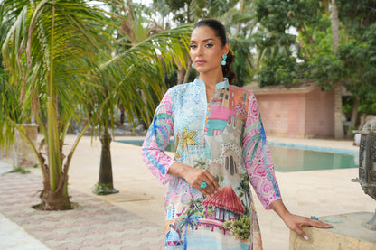 Rang Bhoomi – 2 Piece Unstitched Lawn Suit | Hira Lari Lawn 2025 Collection