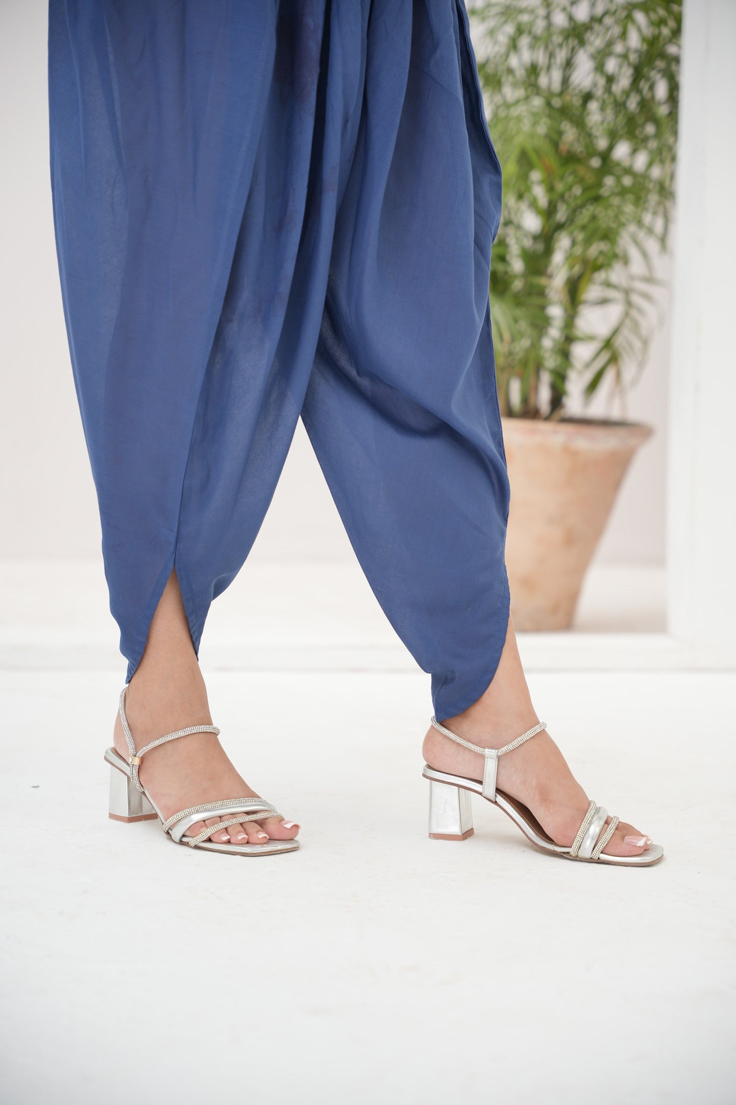 HL Lawn Trouser – Blue | By Hira Lari