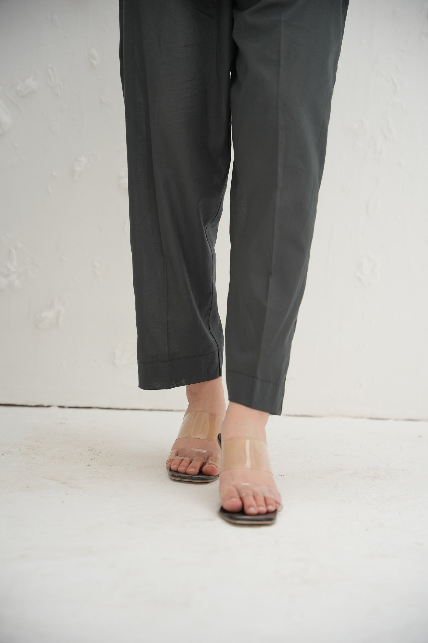 HL Lawn Trouser – Black – 3 | By Hira Lari