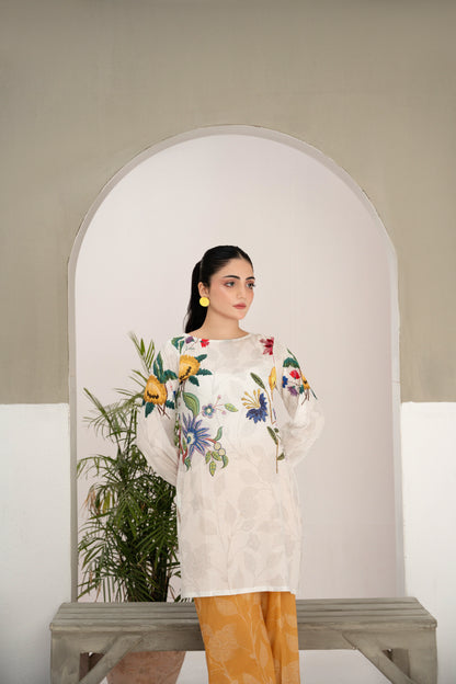 HL – Naqsh-e-Gul | 2 Piece Stitched Lawn Suit – Summer 2026