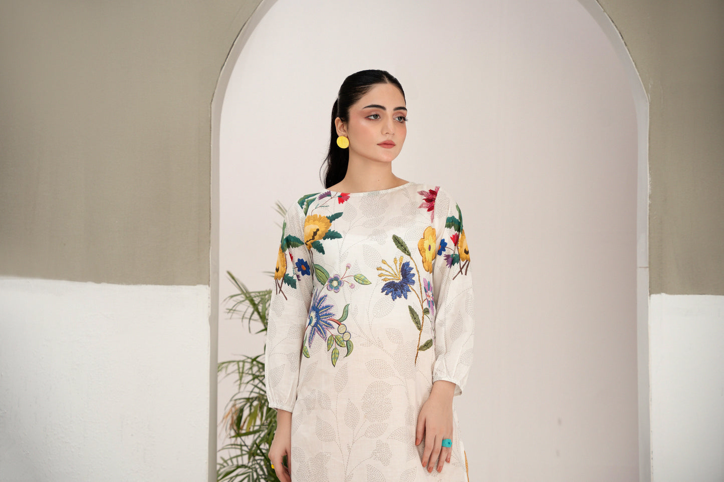 HL – Naqsh-e-Gul | 2 Piece Stitched Lawn Suit – Summer 2026
