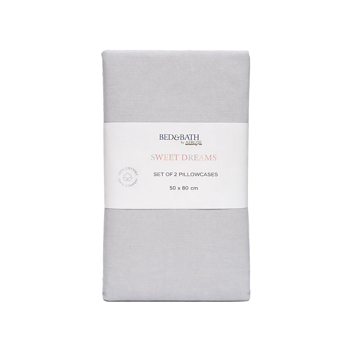 Dyed Pair Pillow Cover – Silver