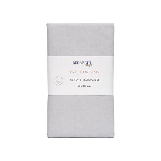 Dyed Pair Pillow Cover – Silver