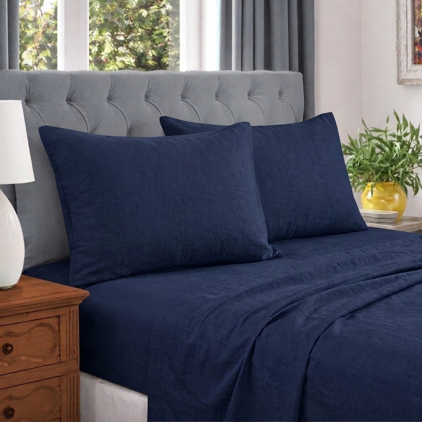 HL Dyed Sheet Set – Navy