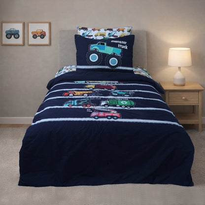 Truck Dreams – Kids Comforter Set | Innovative Comfort Series