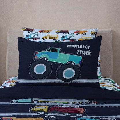 Truck Dreams – Kids Comforter Set | Innovative Comfort Series