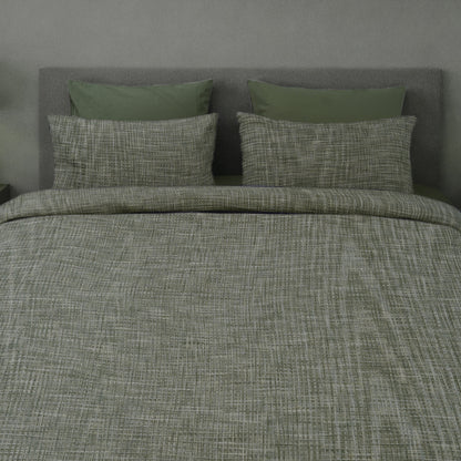 HL King Quilt Cover Set – Artisan Waffle Texture (Green)