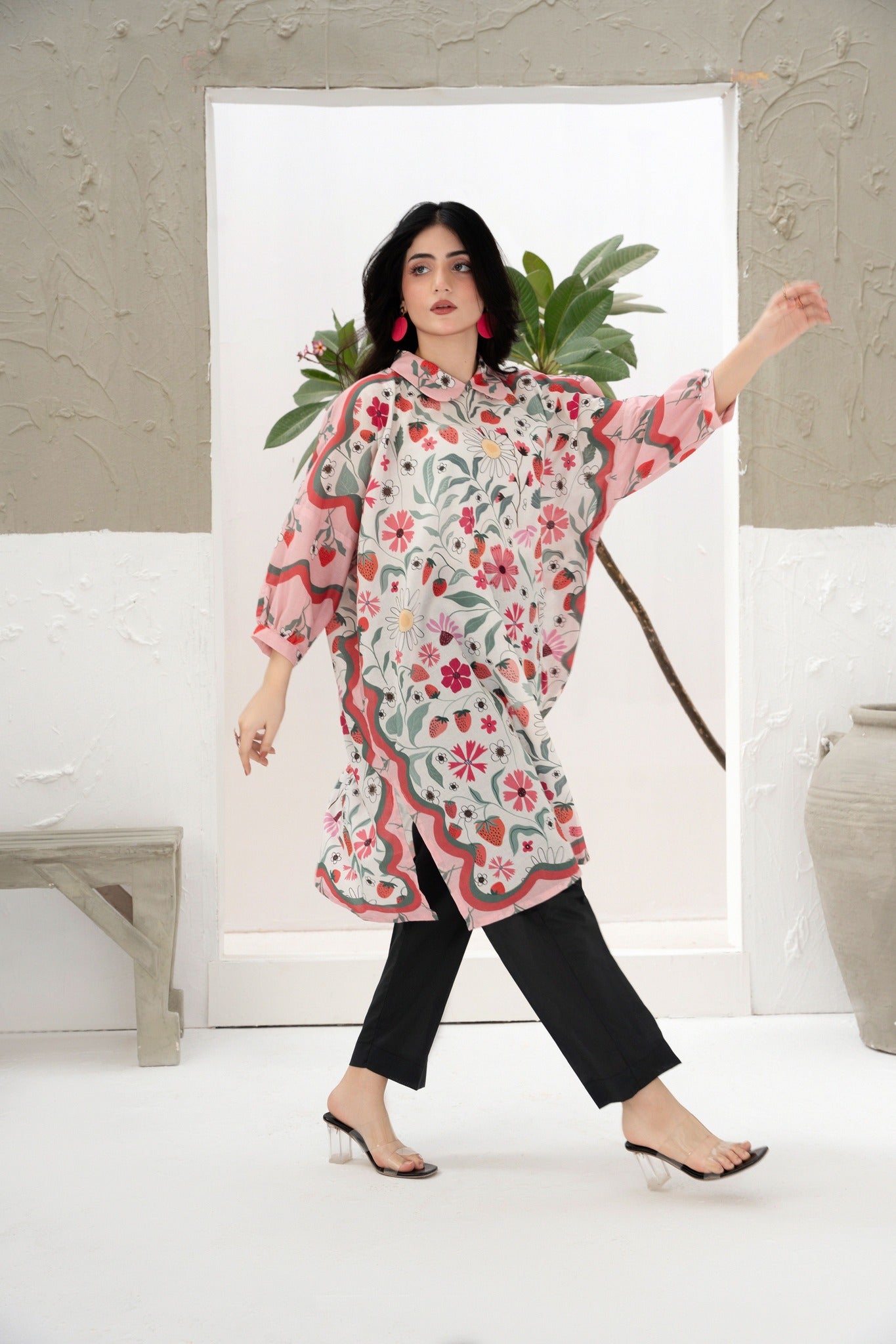 Gul Cheeni | Kurti by Hira Lari