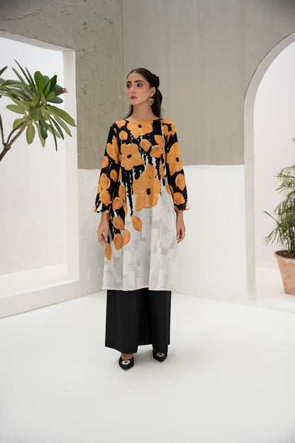 Gul-e-Nargis | Kurti by Hira Lari