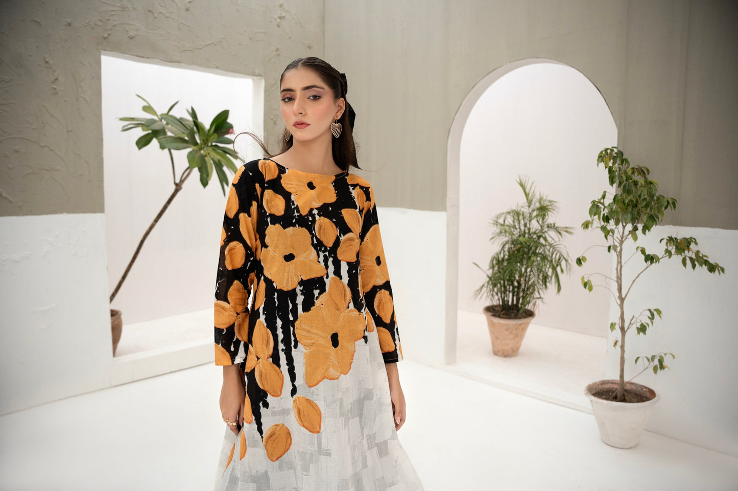 Gul-e-Nargis | Kurti by Hira Lari