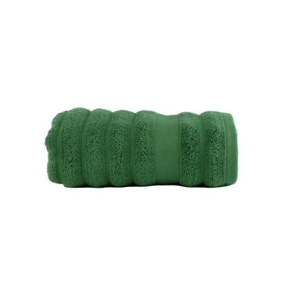 Green | HL Zero Twist Hand Towel – 600 GSM | Premium Cotton (50×100 cm)