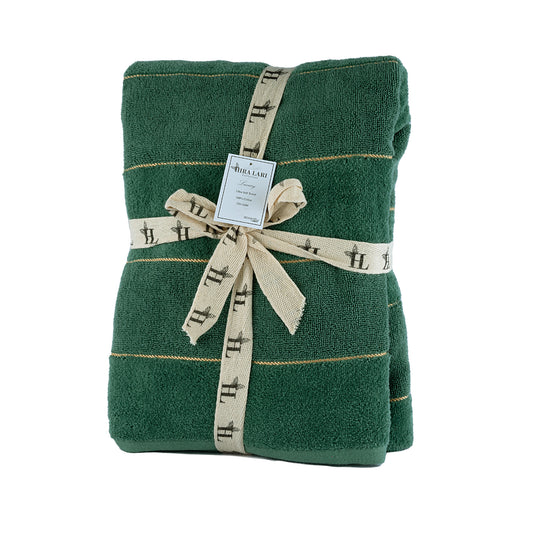 Green – HL 5th Avenue Bath Towel – 550 GSM Premium Cotton (70x140 cm)