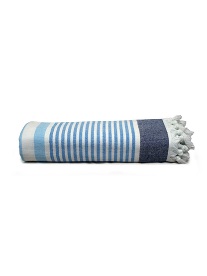 Hammam Towel (Yarn Dyed) – Blue