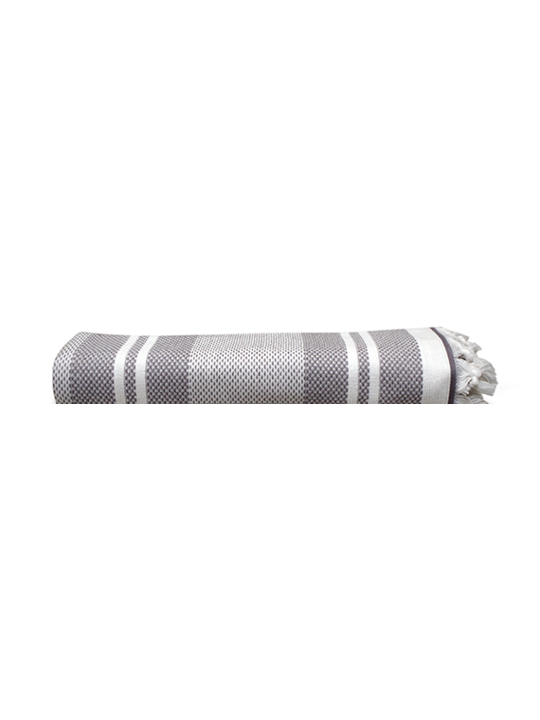 Hammam Towel (Yarn Dyed) – Gray