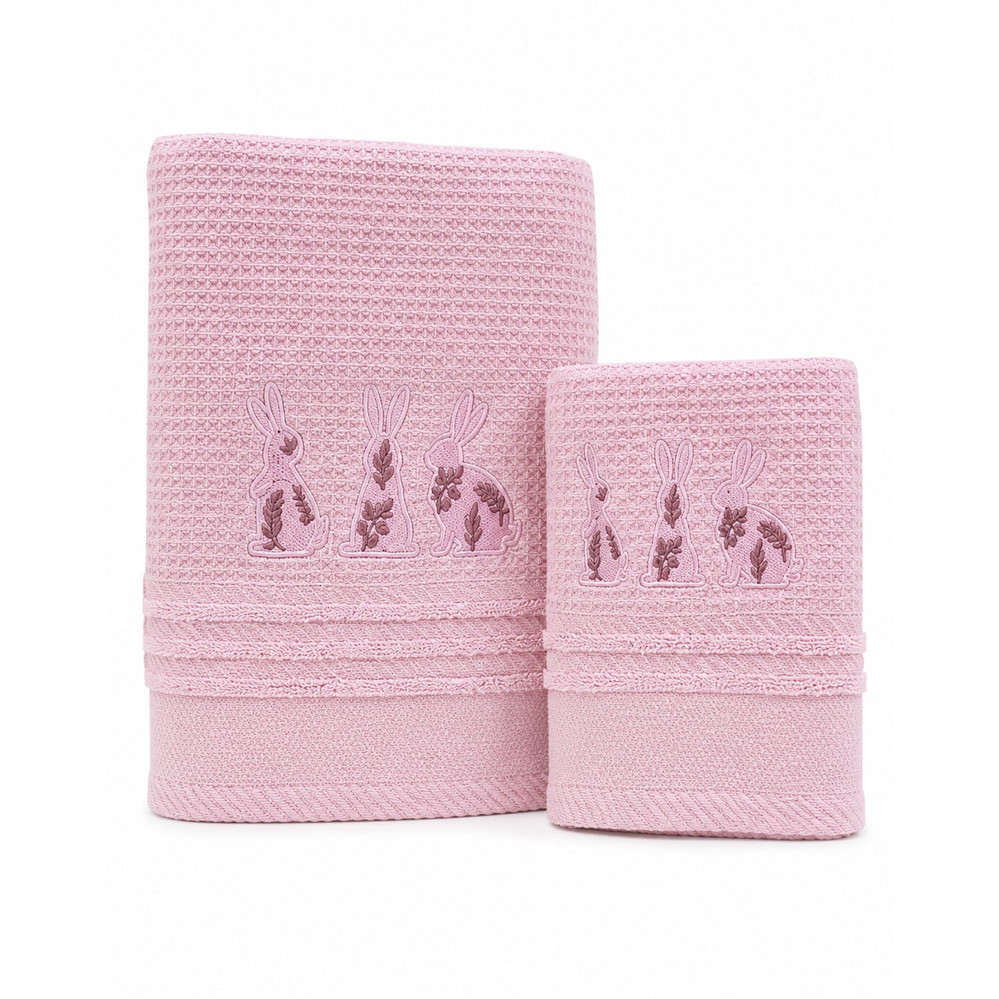 Baby Hand & Bath Towel (Emb.) – Bunny