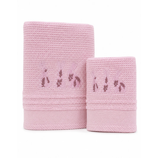 Baby Hand & Bath Towel (Emb.) – Bunny