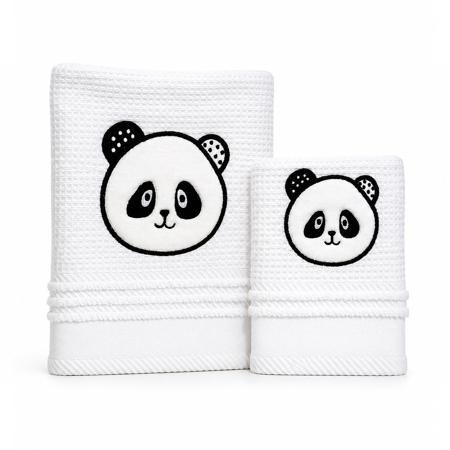 Baby Hand & Bath Towel (Emb.) – Panda