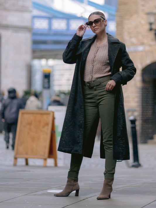 HL Denim Slim Fit Jeans – Classic Olive Green Stylish Denim